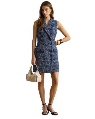 Boucl&eacute; Shirt Dress