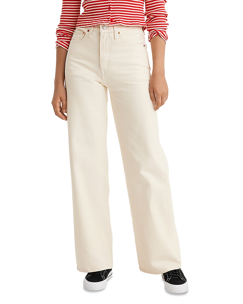 Levi's Ribcage Wide Leg Jeans in Barely Freezing
