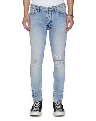 Van Winkle Skinny Fit Jeans in Kasper Blue Denim