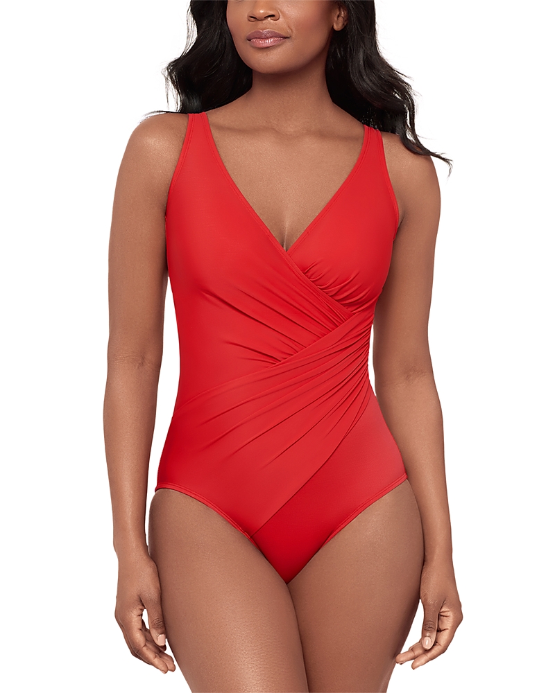 Miraclesuit Must Have Oceanus Ruched One Piece Swimsuit