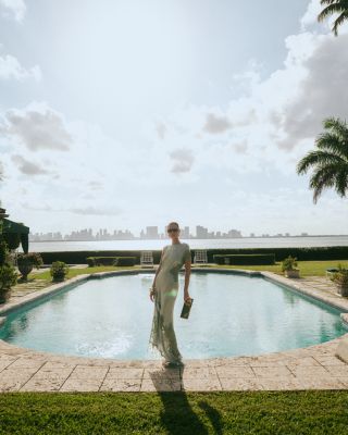 Alessia Lace Inset Asymmetrical Dress