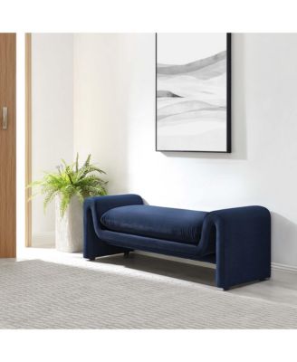 Waverly Performance Velvet Bench
