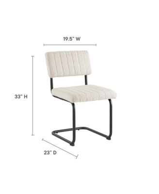 Parity Boucle Dining Side Chairs, Set of 2