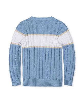Boys' Organic Cable Crewneck Pullover Sweater - Big Kid