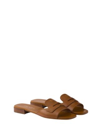  Women's Leather Slides