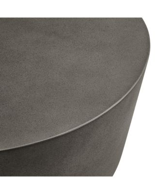 Brion Round Indoor - Outdoor Patio Concrete Coffee Table
