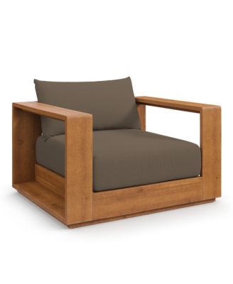 Tahoe Outdoor Patio Acacia Wood Chair