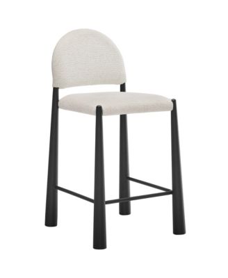  Hayley Upholstered Fabric Counter Stool