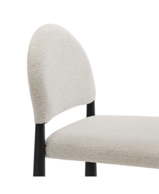  Hayley Upholstered Fabric Counter Stool