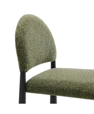 Hayley Upholstered Fabric Counter Stool