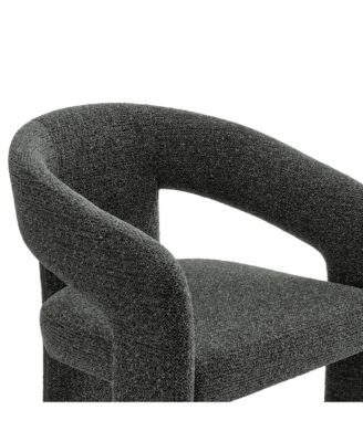 Oslo Barrel Fabric Upholstered Dining Accent Chair