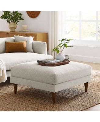 Zoya Down Filled Overstuffed Ottoman