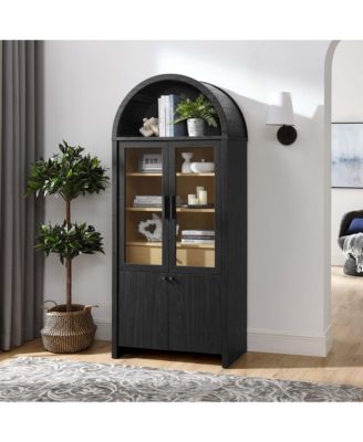 Evie Arched Tall Display Cabinet