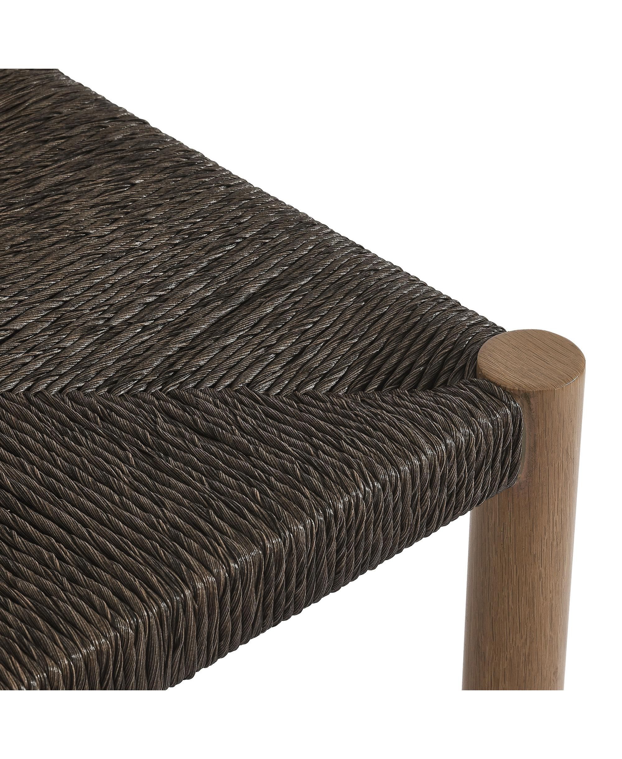 Parkland Outdoor Patio Rattan and Aluminum Counter Stools, Set of 2 — Image 11