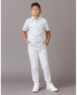 Boys' Linen Short Sleeve Shirt - Little Kid