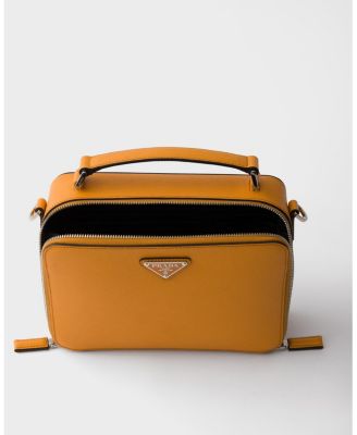  Brique Medium Saffiano Leather Bag