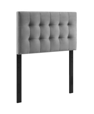 Lily Biscuit Tufted Performance Velvet Headboard, Twin