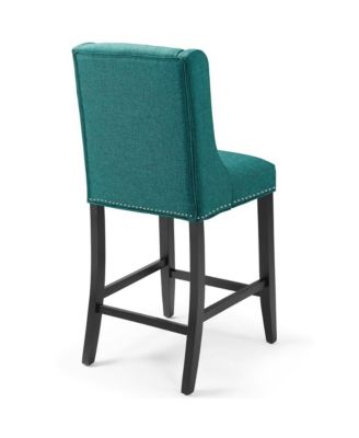  Baron Upholstered Fabric Counter Stool, Set of 2