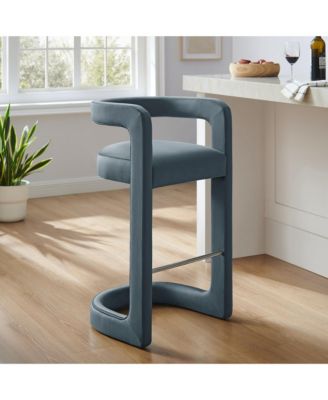  Winslow Performance Velvet Bar Stool