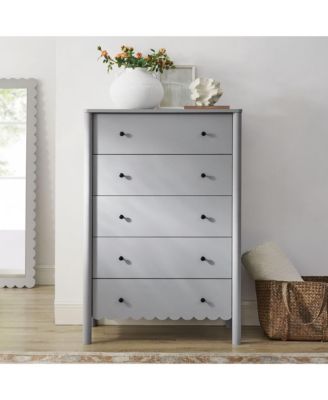 Emmeline Scalloped 5-Drawer Chest