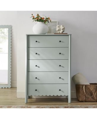 Emmeline Scalloped 5-Drawer Chest