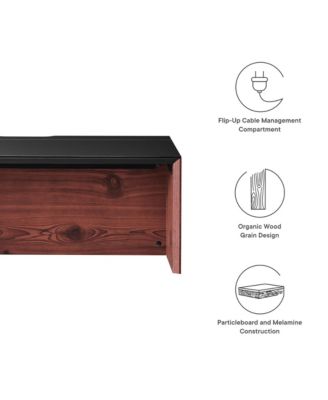  Kinetic 38" Wall-Mount Office Desk