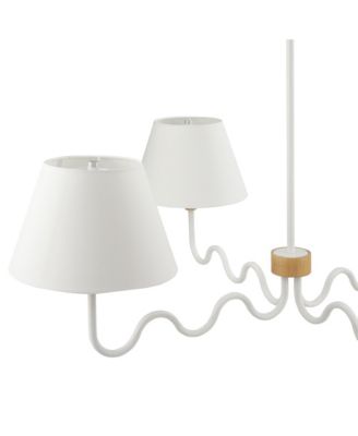 Sunlit Squiggle 4-Arm Pendant Light