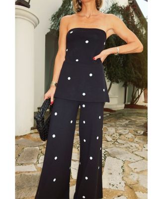 Spl X CJ Polka Dot Sweater Pants