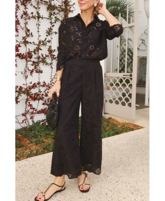 Spl X CJ Eyelet Button Front Top