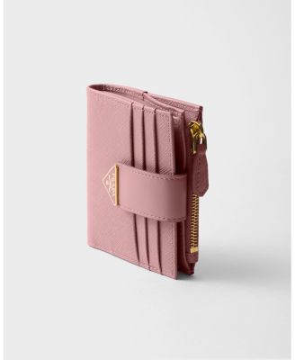 Small Saffiano And Smooth Leather Wallet