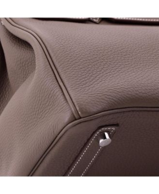 Birkin 30 Handbag Grey Togo with Palladium Hardware