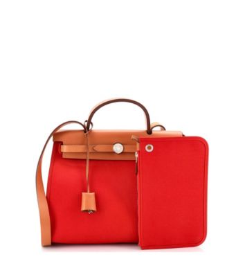 31 Herbag Zip Leather and Toile