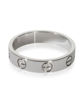  Small Model Love 18k White Gold Ring