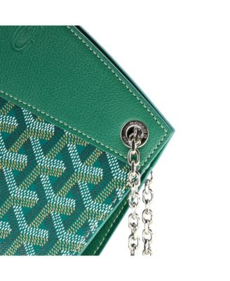  Mini Structured Rouette Chain Shoulder Bag Coated Canvas