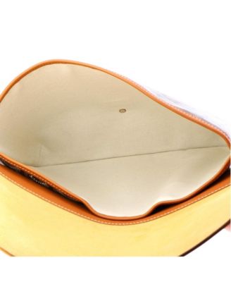 Coursier Messenger Bag Coated Canvas and Leather