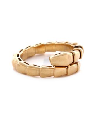  Serpenti Viper One-Coil Ring 18K Gold