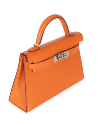 Mini Kelly 20 II Leather Handbag