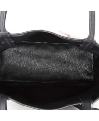 Mini Anjou Reversible Tote Coated Canvas