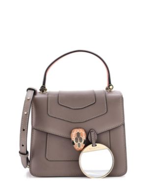 Small Serpenti Forever Top Handle Bag Leather