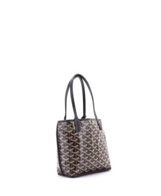 Mini Anjou Reversible Tote Coated Canvas