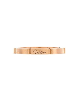  Maillon Panthere Band Ring 18K Rose Gold