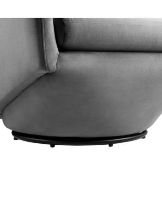 Series Performance Velvet Fabric Swivel Chair