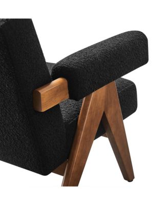 Lyra Boucle Fabric Armchair