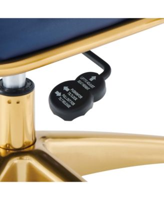 Jive Gold Stainless Steel Highback Office Chair
