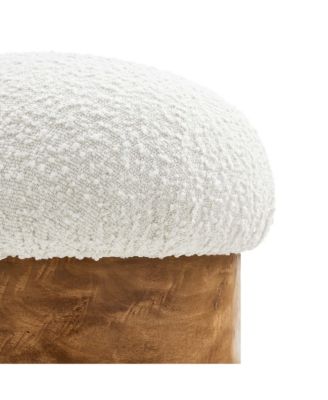 Breeze Boucle Upholstered Ottoman