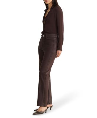  ASE Stretch Straight Jeans in Coated Americano