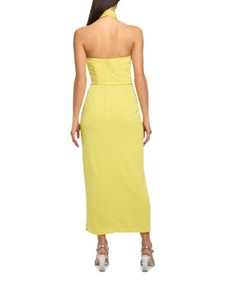 Kaily Twist Halter Midi Dress