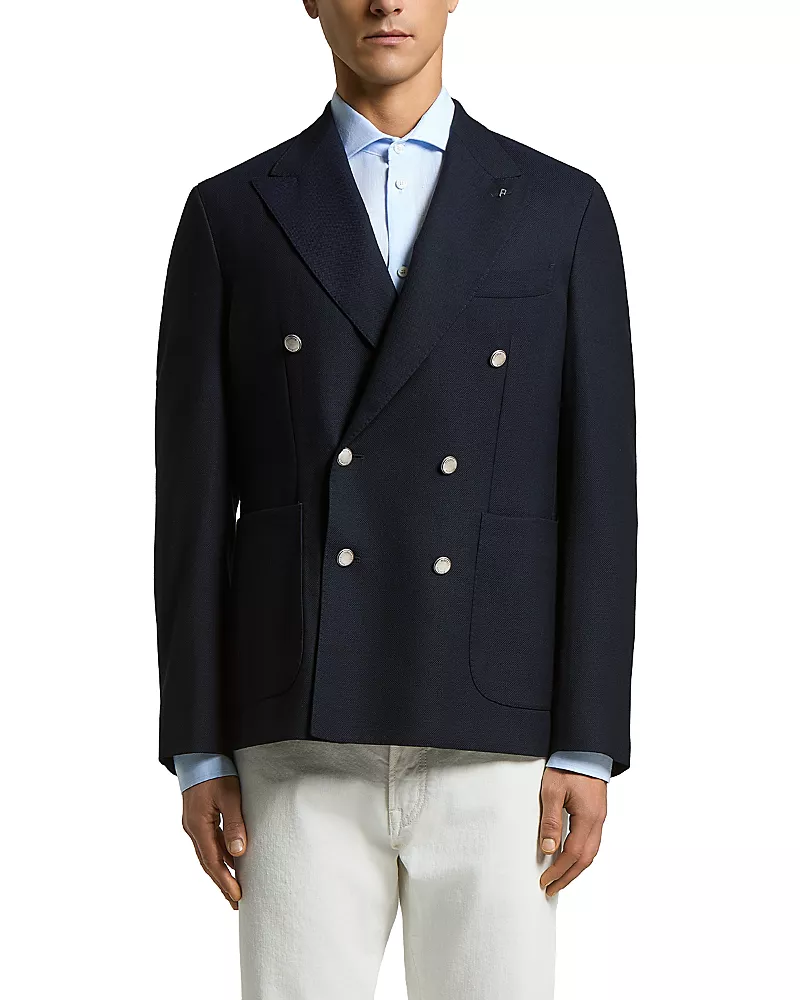 Peserico Six Button Double Breasted Blazer