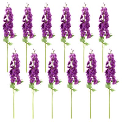 Delphinium Stem, Set of 12