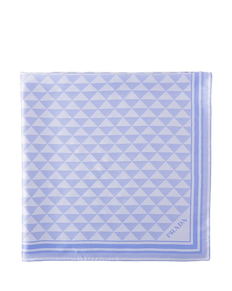 Prada Jacquard Silk Scarf 90X90
